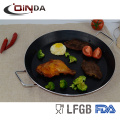 Large aluminum seafood and BBQ non-stick round frying pan